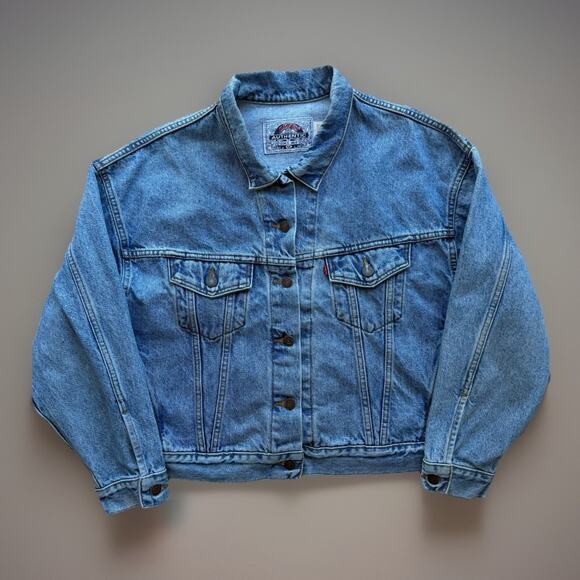 Levi's Jackets & Blazers - Vintage Levis Denim Jacket Women's Medium Blue 90s Type 3 Outerwear Made in USA
